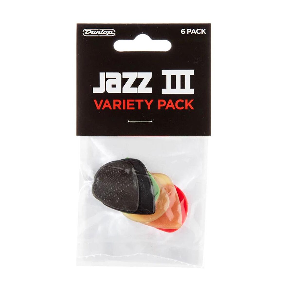 Jim Dunlop PVP103 Jazz Variety 6lı Paket Pena