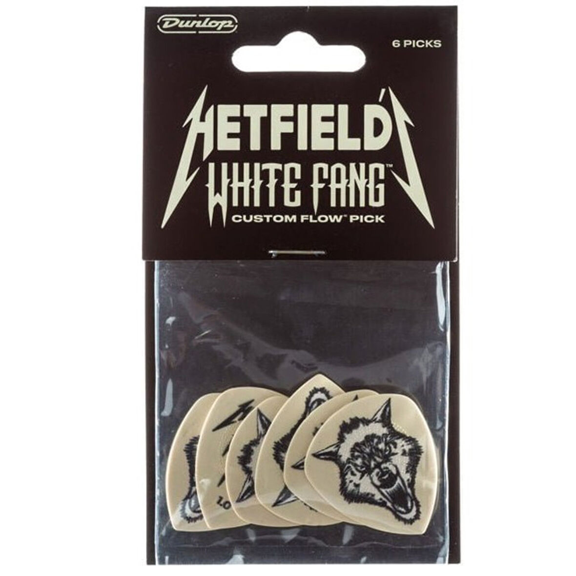 Jim Dunlop YJMP01WH Yngwie Malmsteen Custom Delrin 6lı Paket Pena (1.5 mm)
