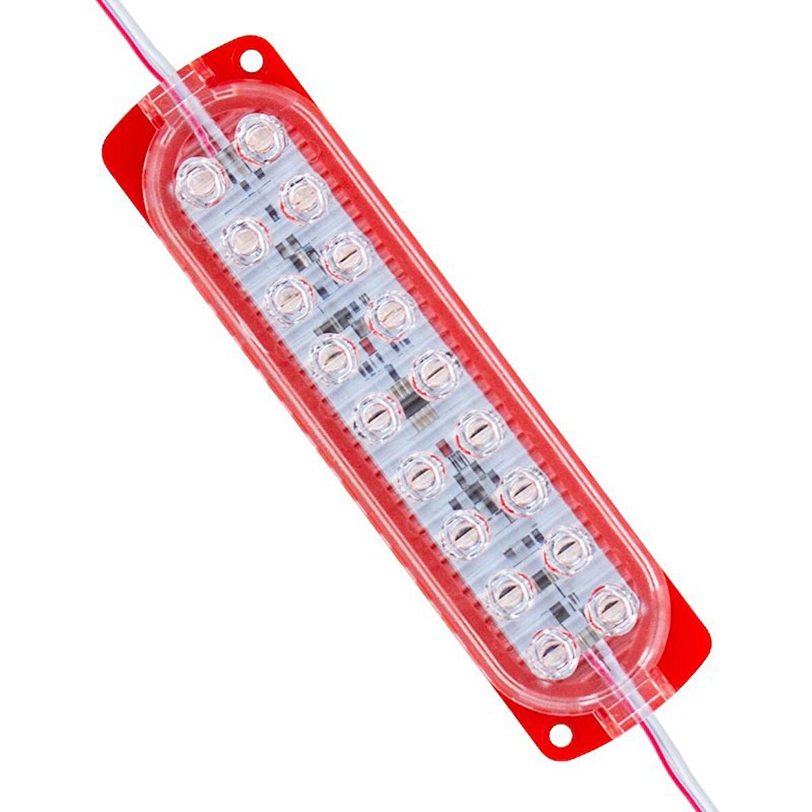 POWERMASTER MODÜL LED 12V 3.6W KIRMIZI FLAŞLI YANIP SÖNEN 2835 (20 ADET)