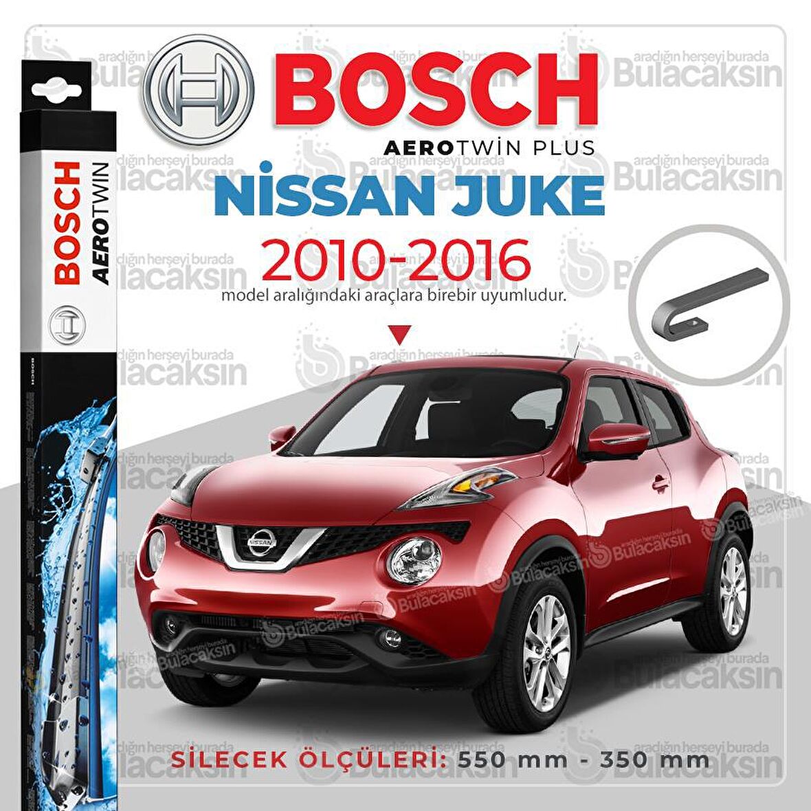 Nissan Juke Muz Silecek Takımı (2010-2016) Bosch Aerotwin