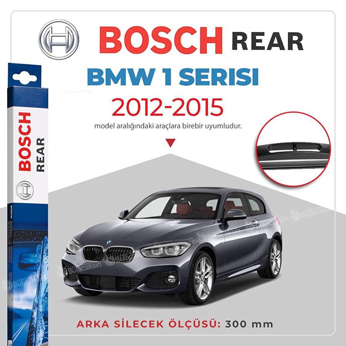 Bosch Rear BMW 1 F20-F21 2012 - 2019 Arka Silecek - H306