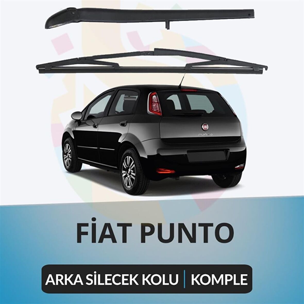 Fiat Punto Komple Arka Silecek Kolu Ve Süpürgesi