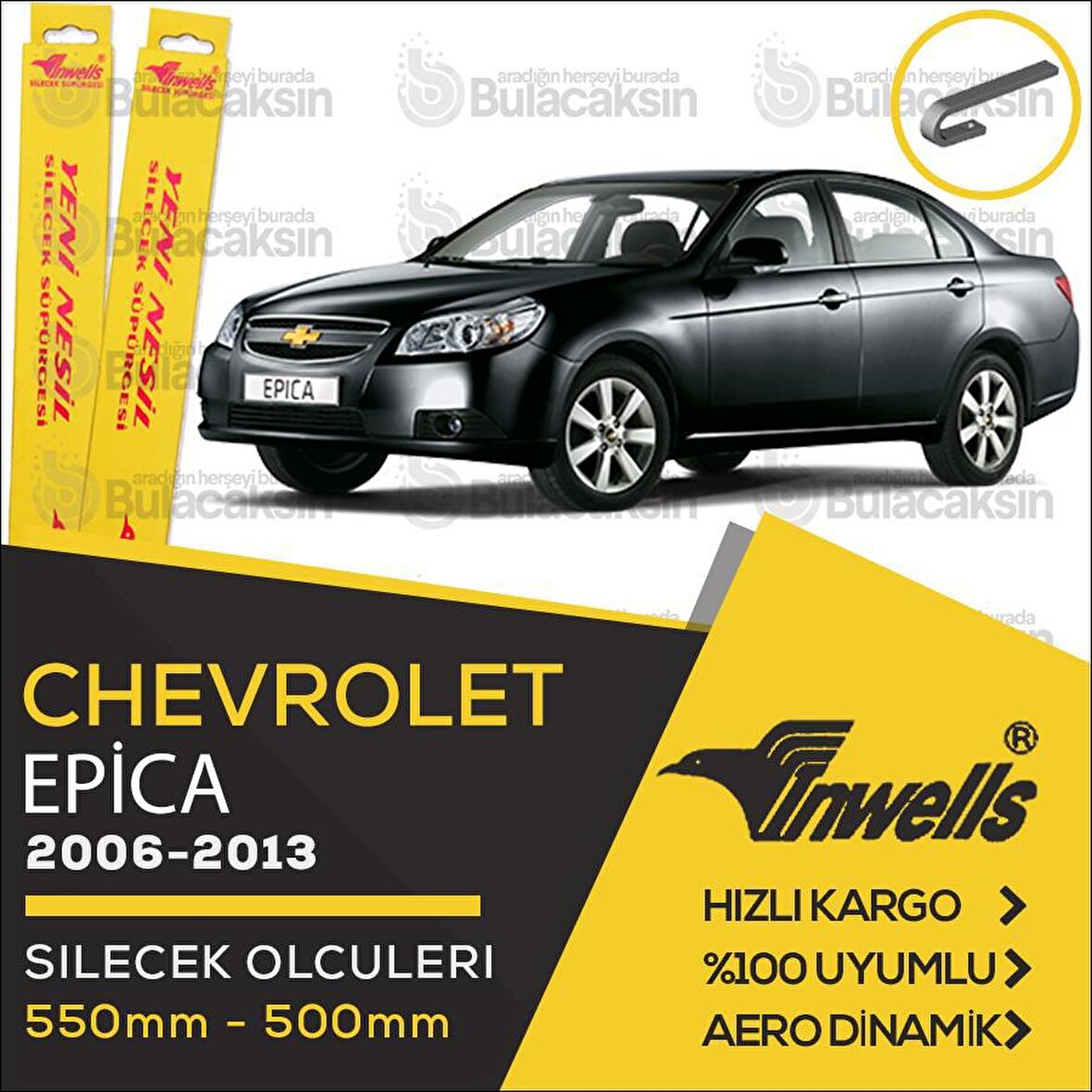 Chevrolet Epica Muz Silecek Takımı (2006-2013) İnwells