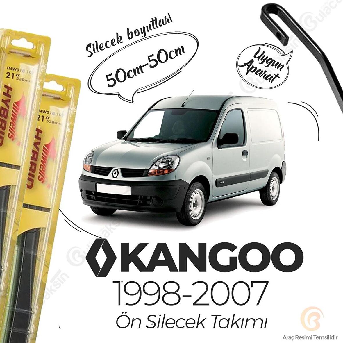 Renault Kangoo Silecek Takımı (1998-2007) İnwells Hibrit