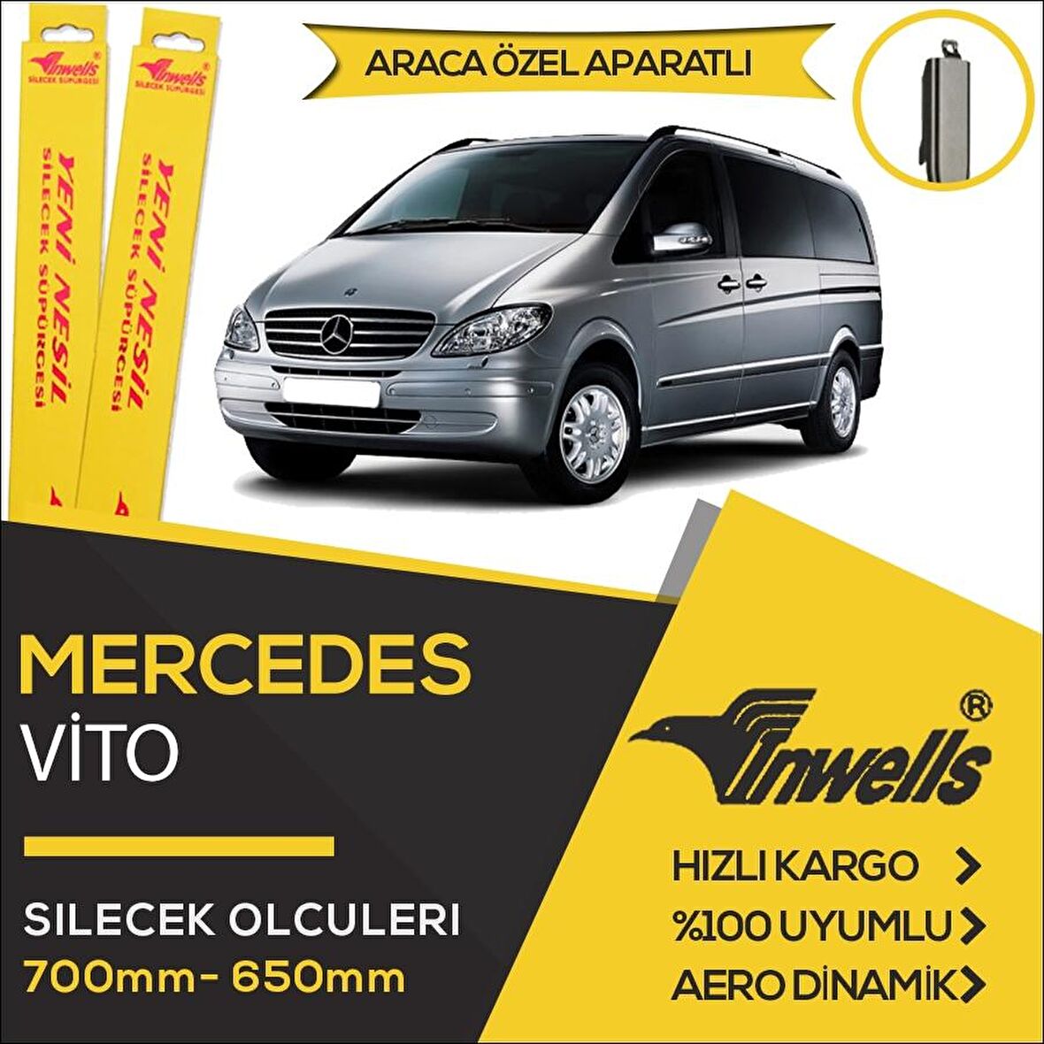 Mercedes Vito Muz Silecek Takımı (2006-2014) İnwells