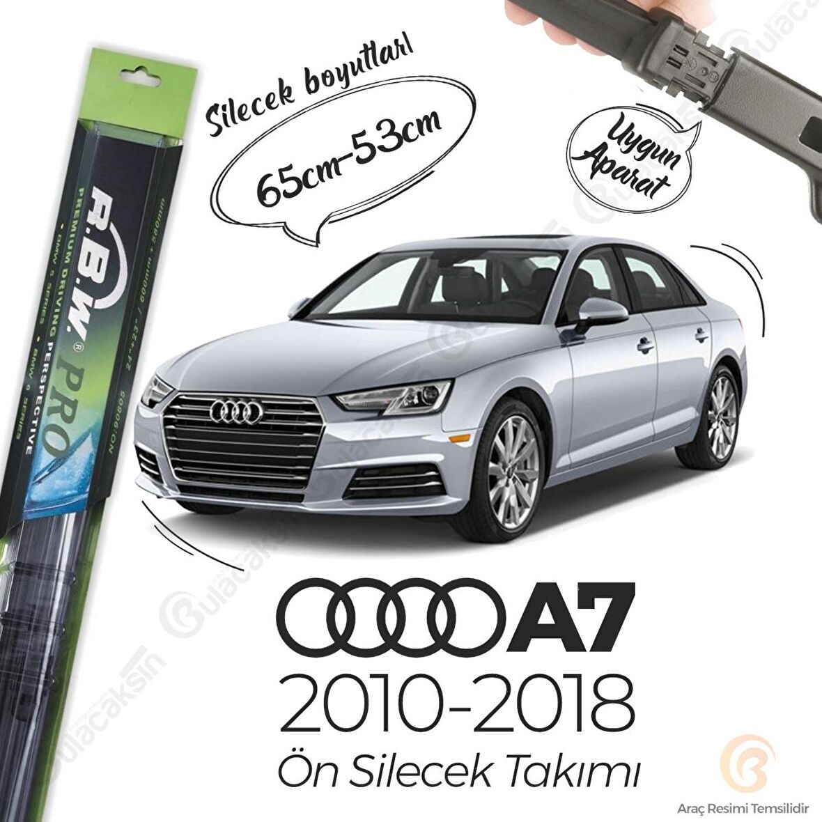 Audi A6 Muz Silecek Takımı (2011-2017) RBW PRO