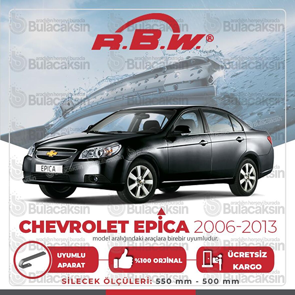 Chevrolet Epica Muz Silecek Takımı (2006-2013) RBW