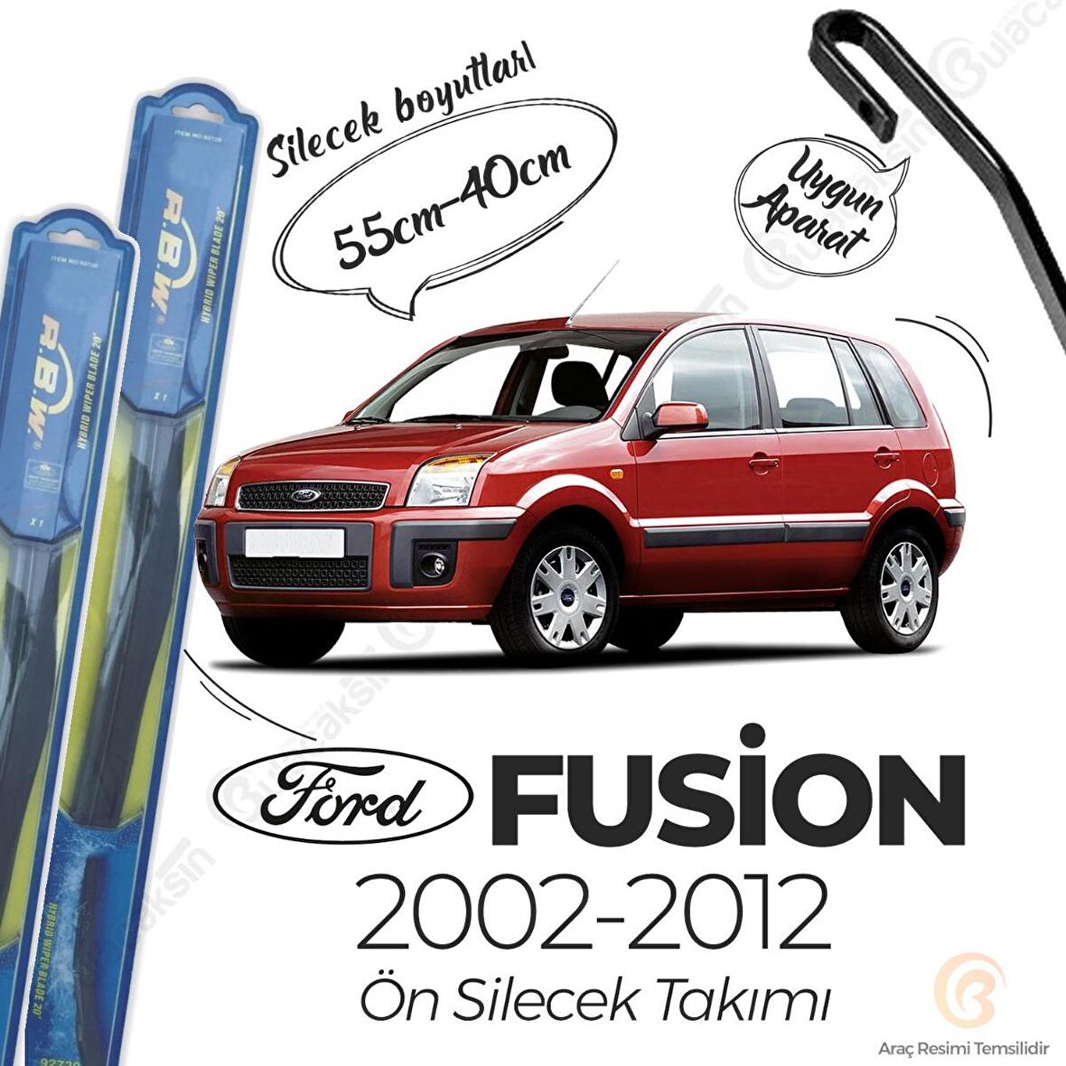 Ford Fusion Ön Silecek Takımı (2003-2012) RBW Hibrit