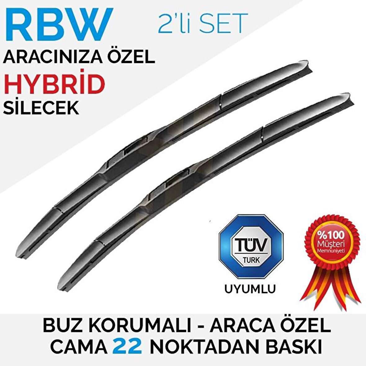 Volvo C70 Ön Silecek Takımı (1998-2006) RBW Hibrit