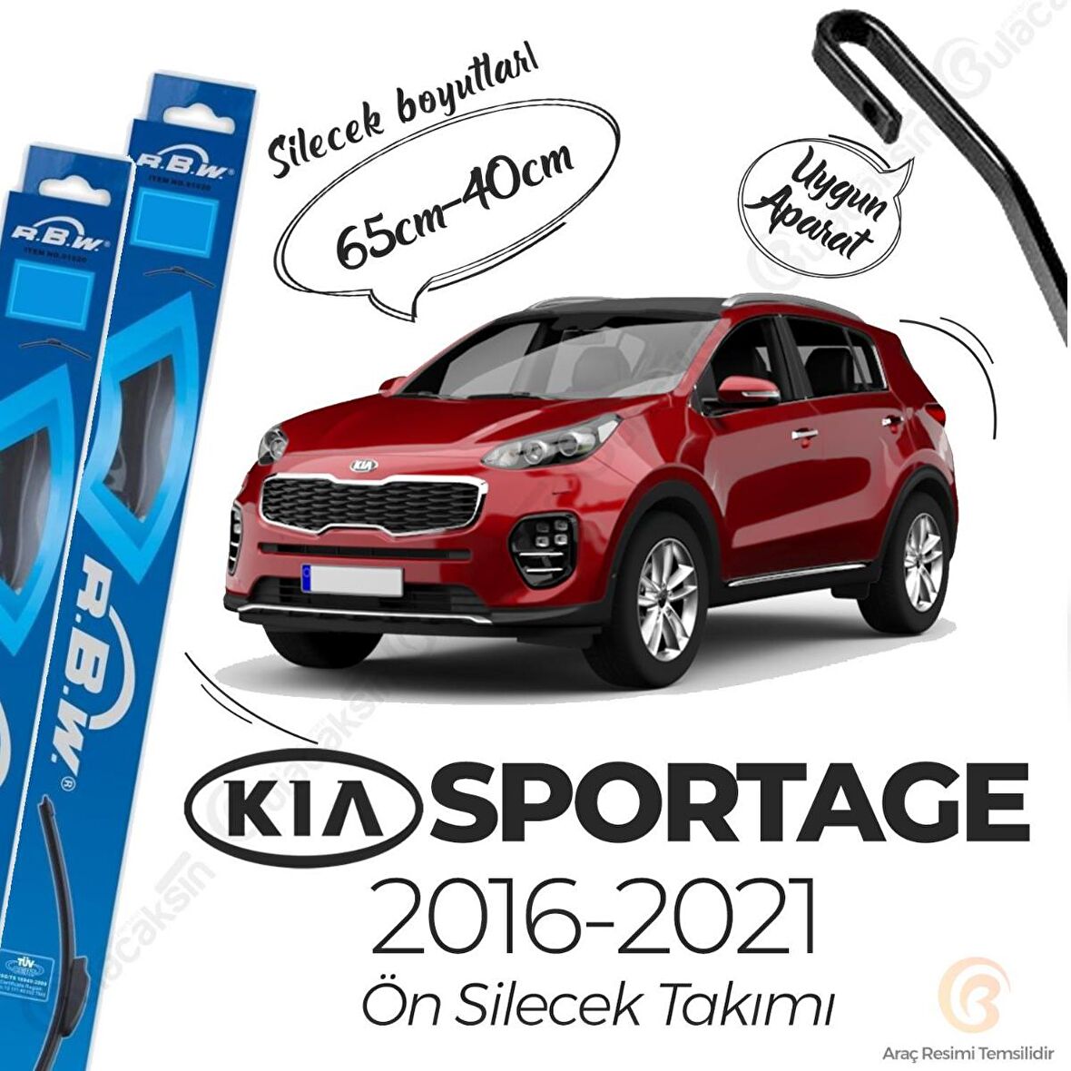 Kia Sportage Muz Silecek Takımı (2016-2021) RBW