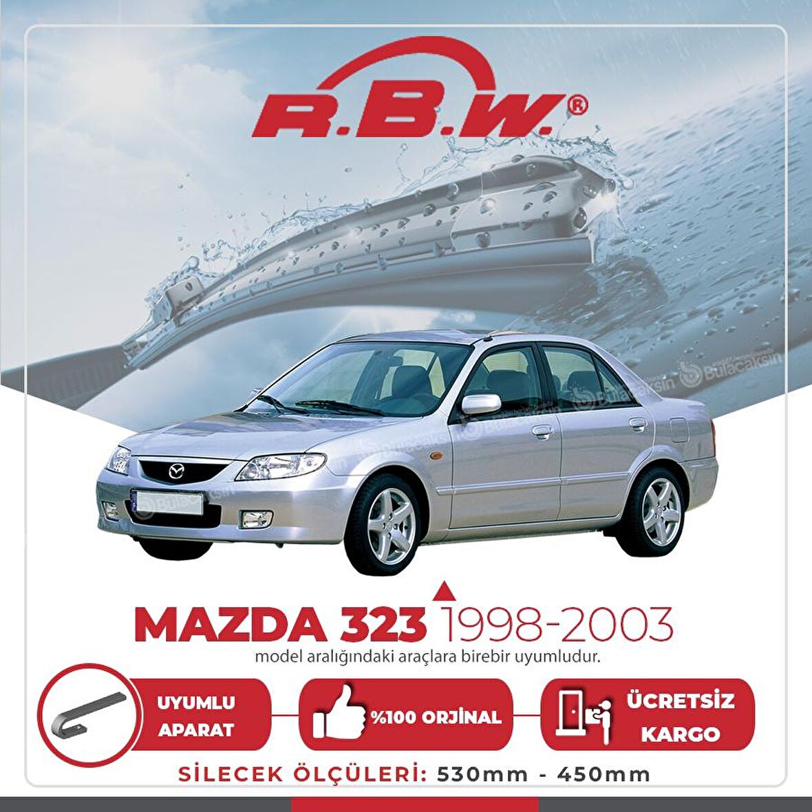 Mazda 353 Muz Silecek Takımı (1998-2003) RBW