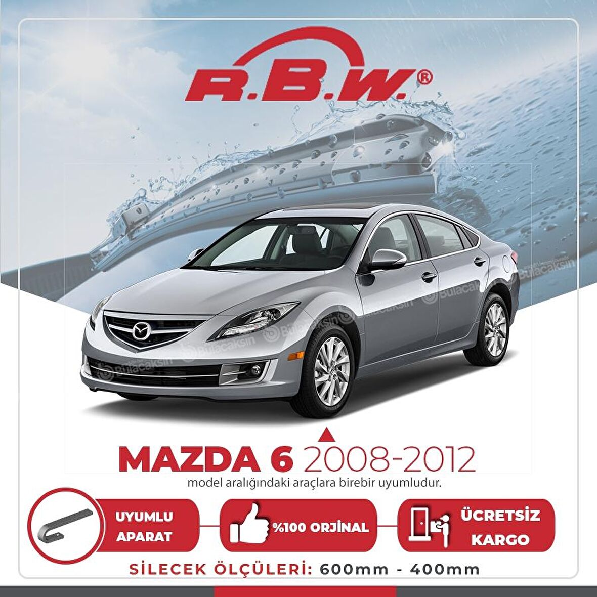 Mazda 6 Muz Silecek Takımı (2008-2012) RBW