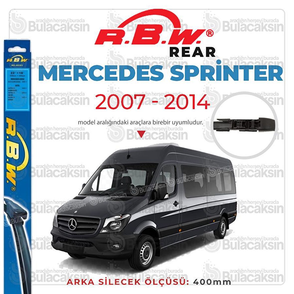 Mercedes Sprinter Arka Silecek (2007-2014) RBW