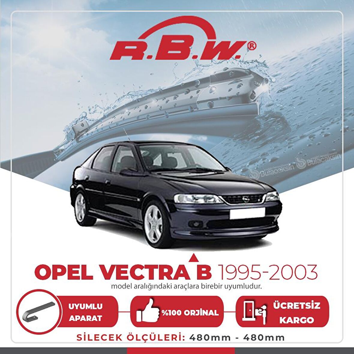 Opel Vectra B Muz Silecek Takımı (1995-2003) RBW