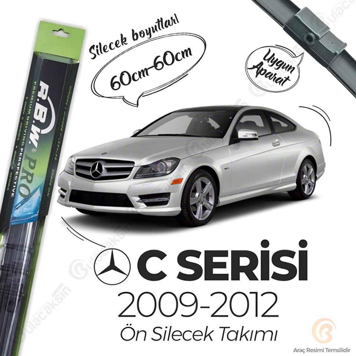 Mercedes C Serisi W204 Muz Silecek Takımı (2009-2012) RBW PRO