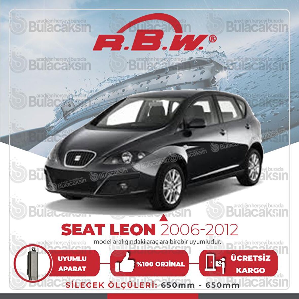 Seat Leon Muz Silecek Takımı (2006-2012) RBW