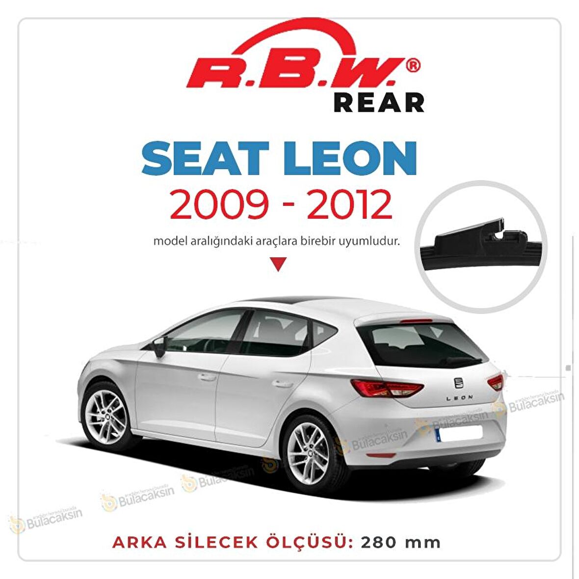 Seat Leon Arası Arka Silecek (2009-2012) RBW