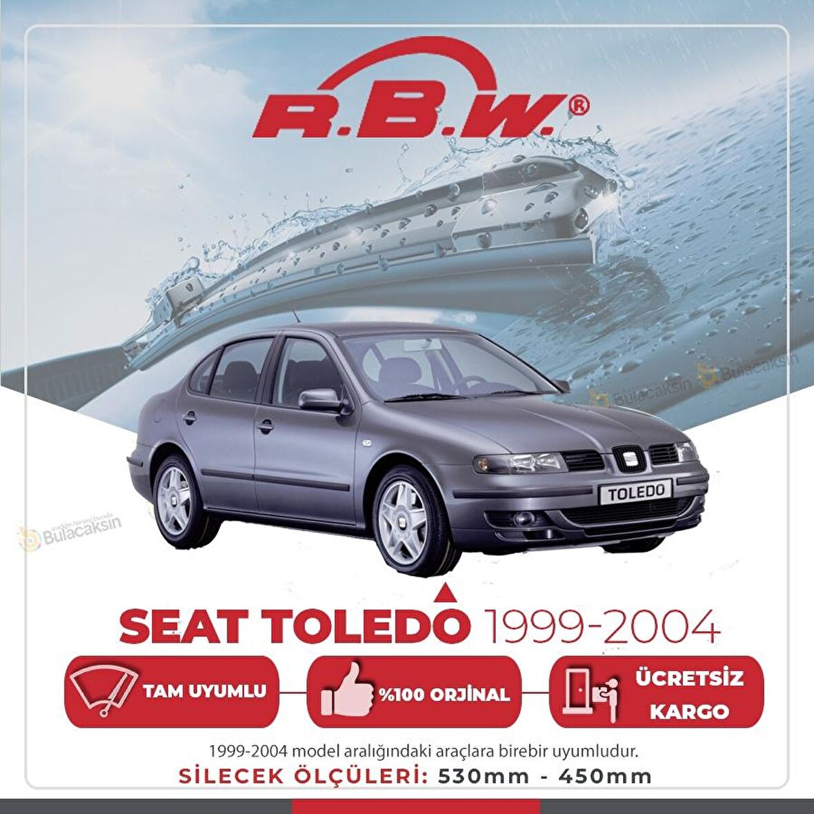 Seat Toledo Muz Silecek Takımı (1999-2004) RBW