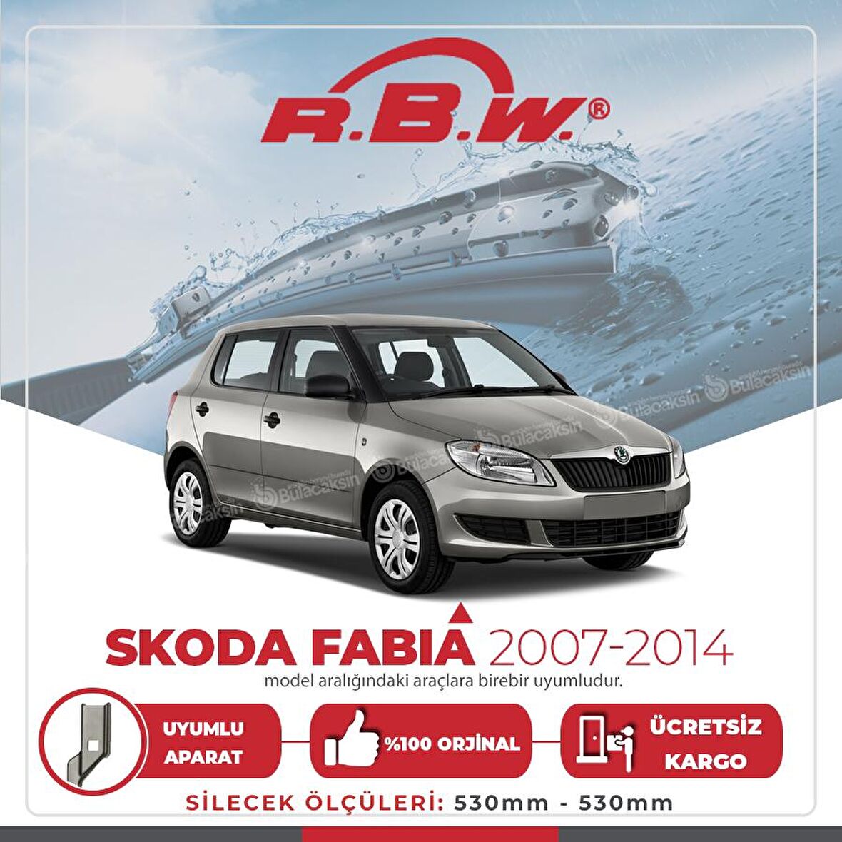 Skoda Fabia Muz Silecek Takımı (2007-2014) RBW