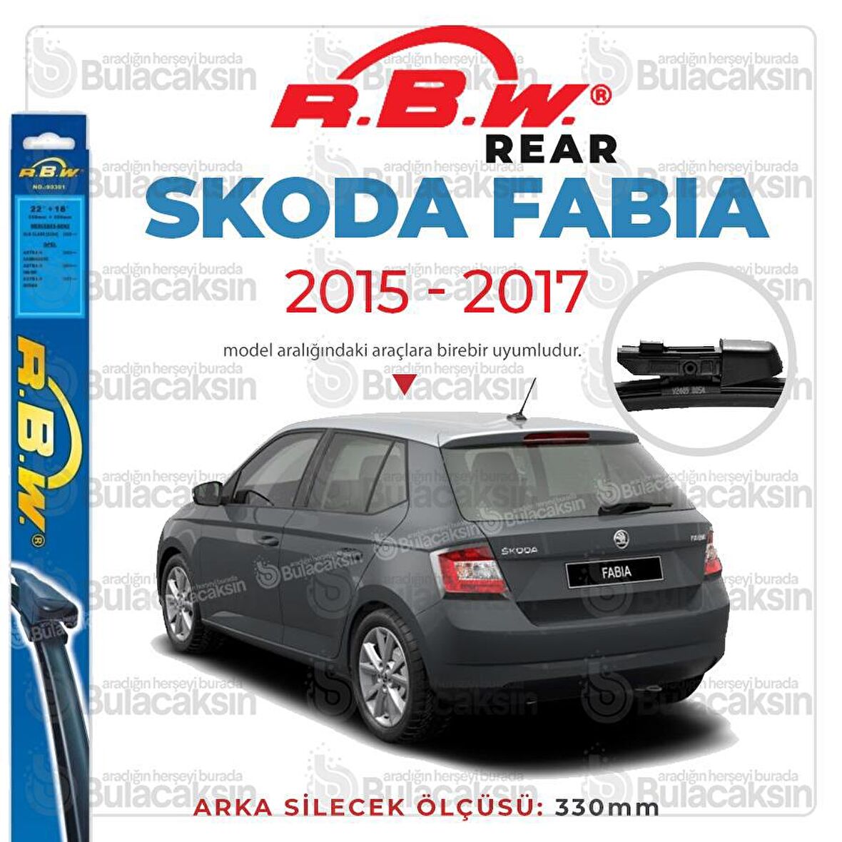 Skoda Fabia Arka Silecek (2015-2017) RBW