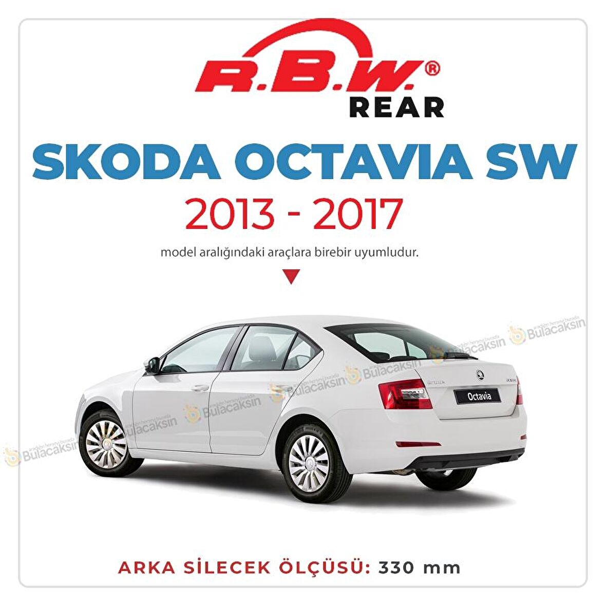 Skoda Octavia Sw (5E5) Arka Silecek (2013-2017) RBW