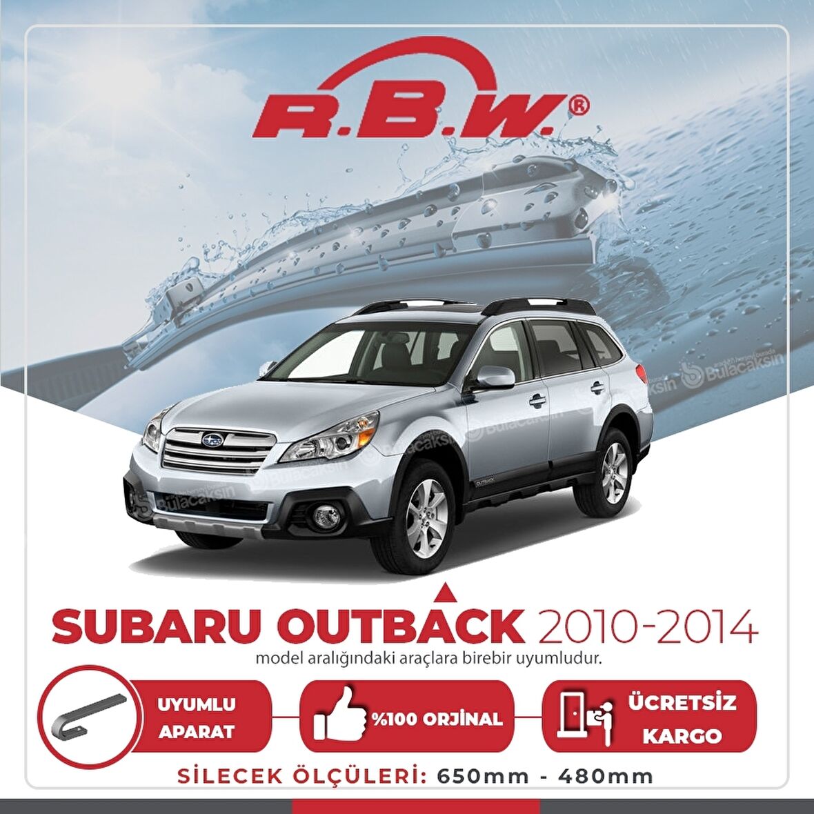 Subaru Outback Muz Silecek Takımı (2010-2014) RBW
