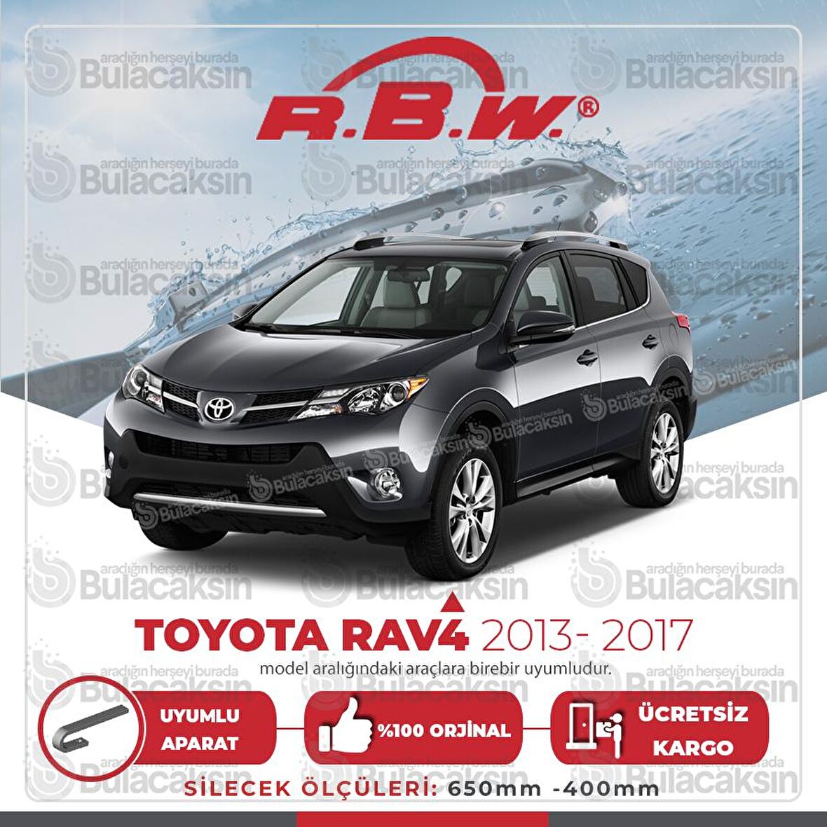 Toyota Rav4 Muz Silecek Takımı (2013-2017) RBW