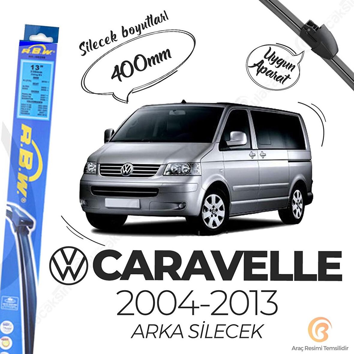 Volkswagen Caravelle T5 Arka Silecek (2004-2013) RBW