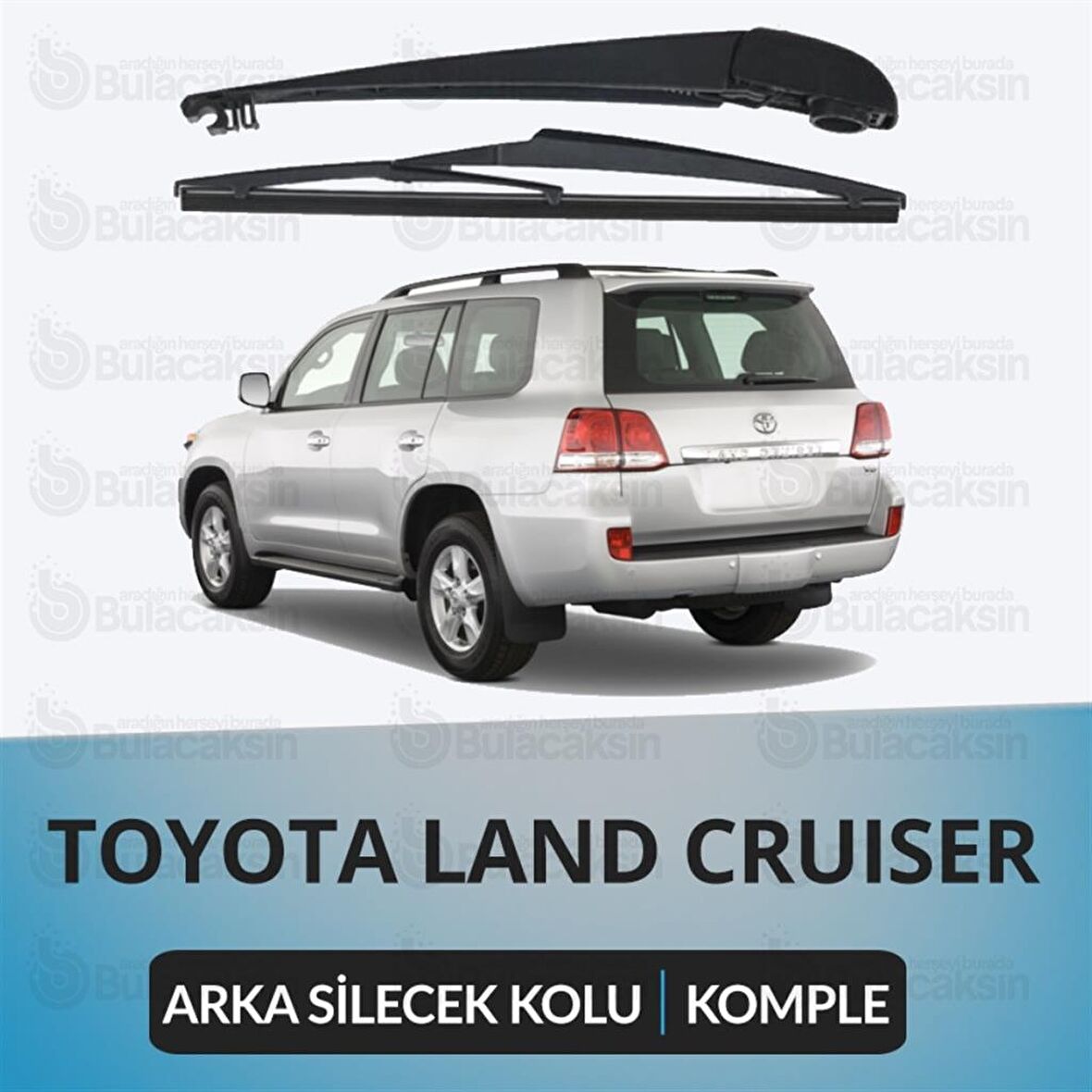 Toyota Land Cruiser Komple Arka Silecek Kolu Ve Süpürgesi