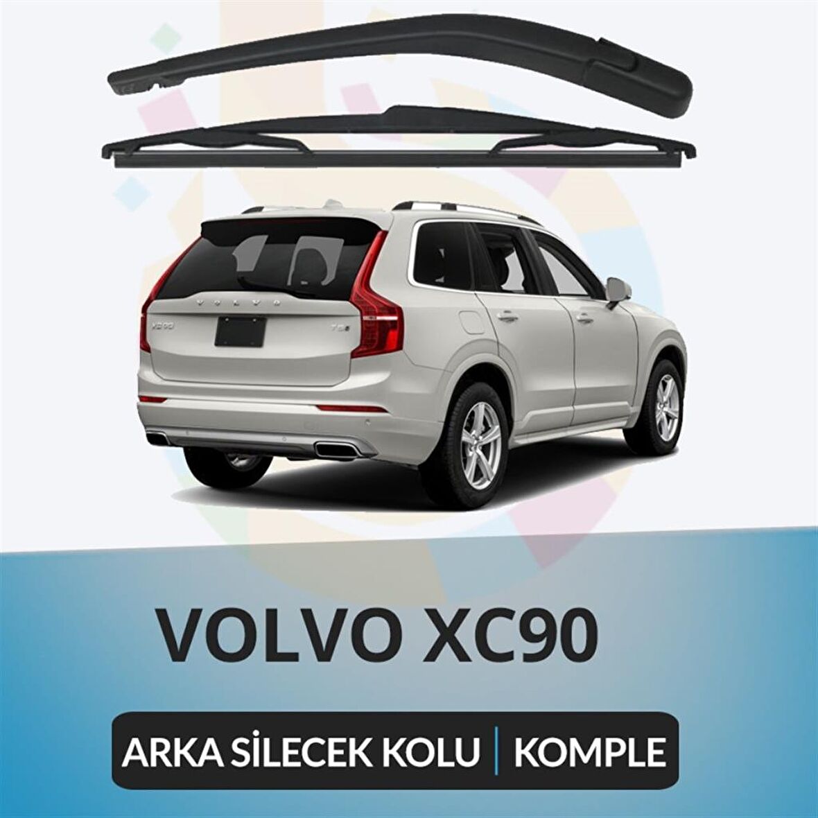 Volvo XC90 Komple Arka Silecek Kolu Ve Süpürgesi