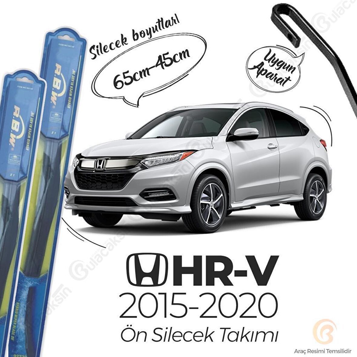 Honda HR-V Ön Silecek Takımı (2015-2020) RBW Hibrit