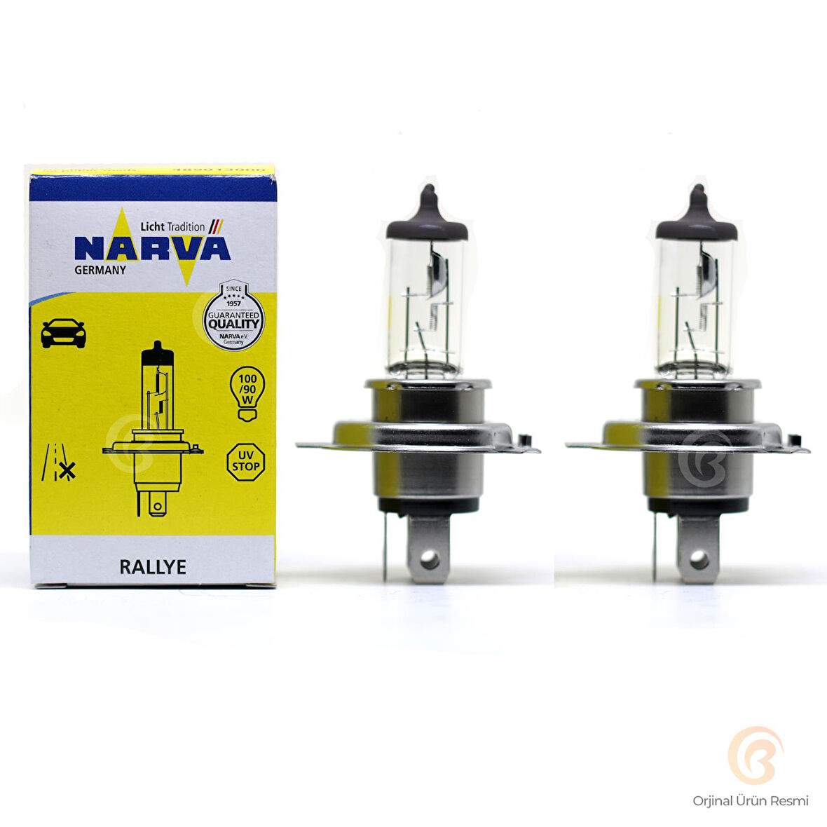 Narva Ampul H4 12V 100/90W P43t Tırnaklı - 2 ADET