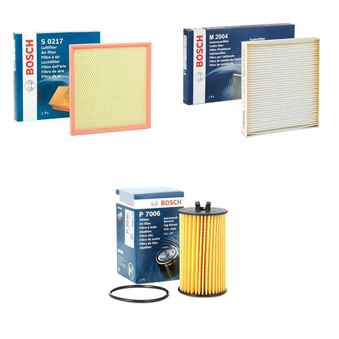 Opel Astra J 1.4 Turbo Filtre Bakım Seti (2010 - 2016) Bosch