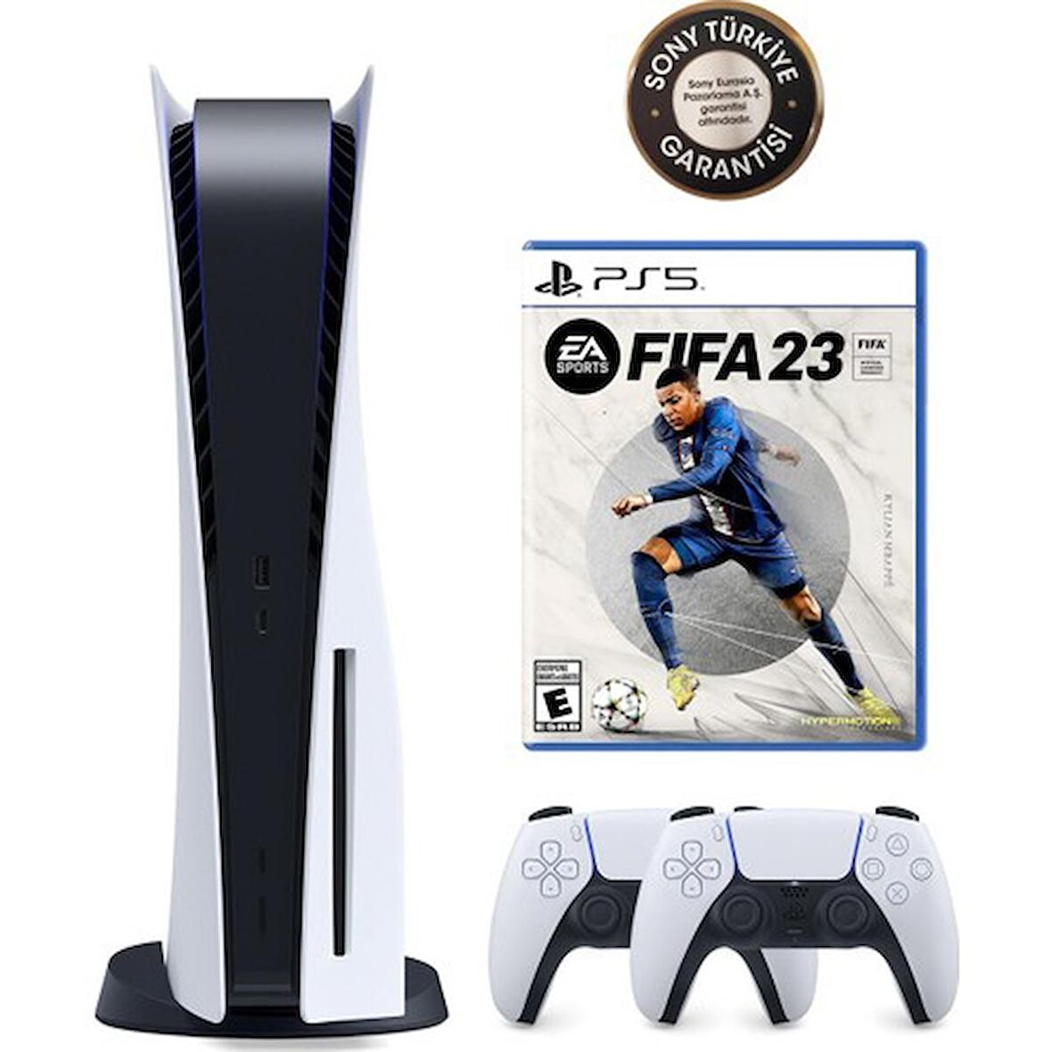 Sony Playstation 5+ 2.Dualsense + PS5 Fifa 23 (EURASİA GARANTİLİ)