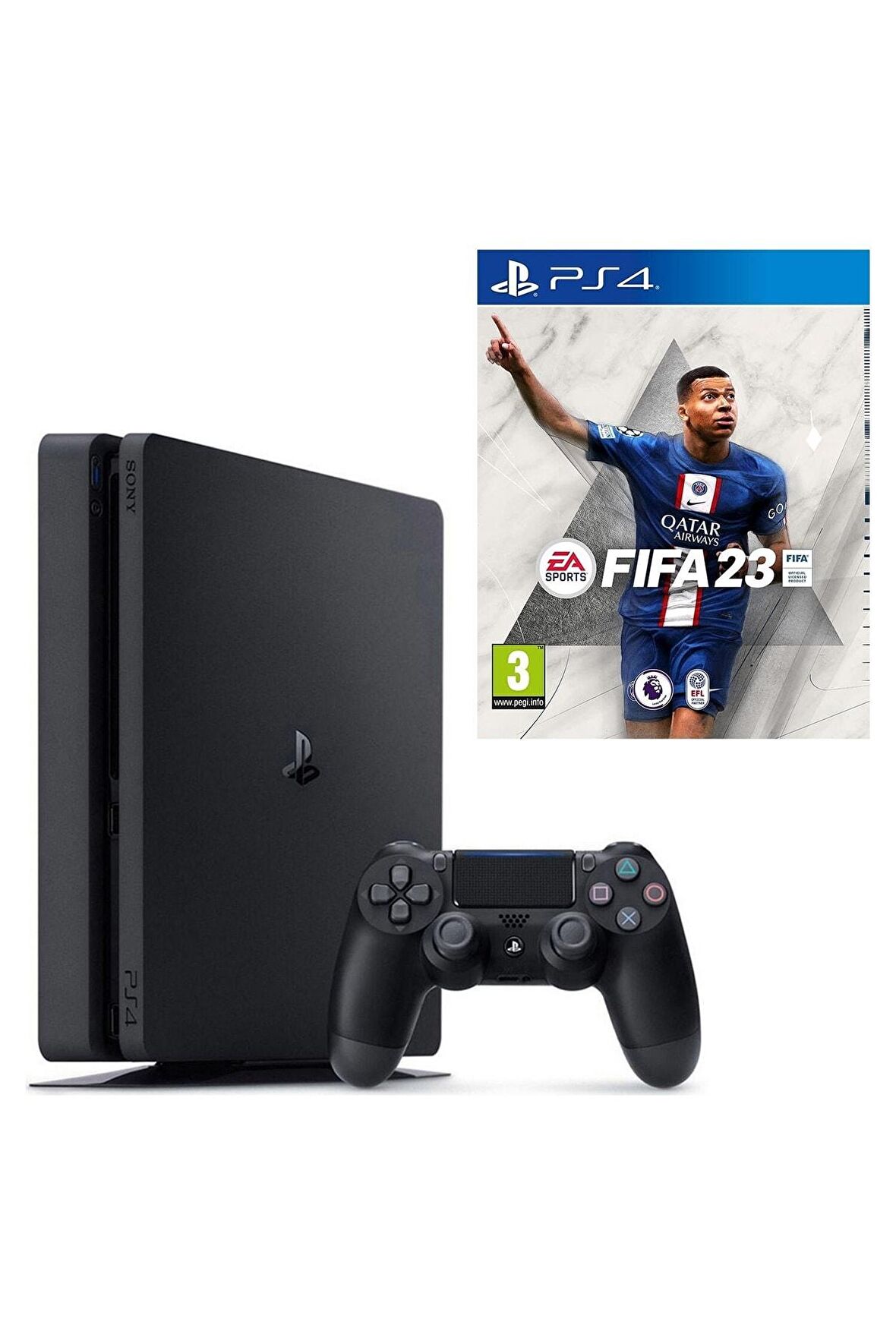 Ps4 Slim 500gb Konsol + Ps4 Fifa 23