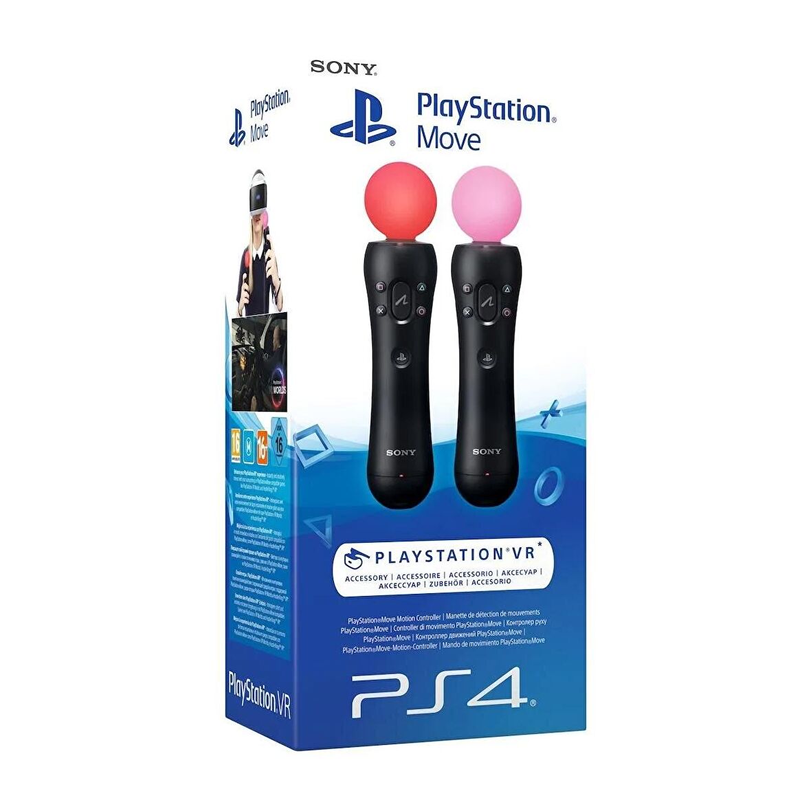 Sony Playstation Vr Move Controller Twin Pack