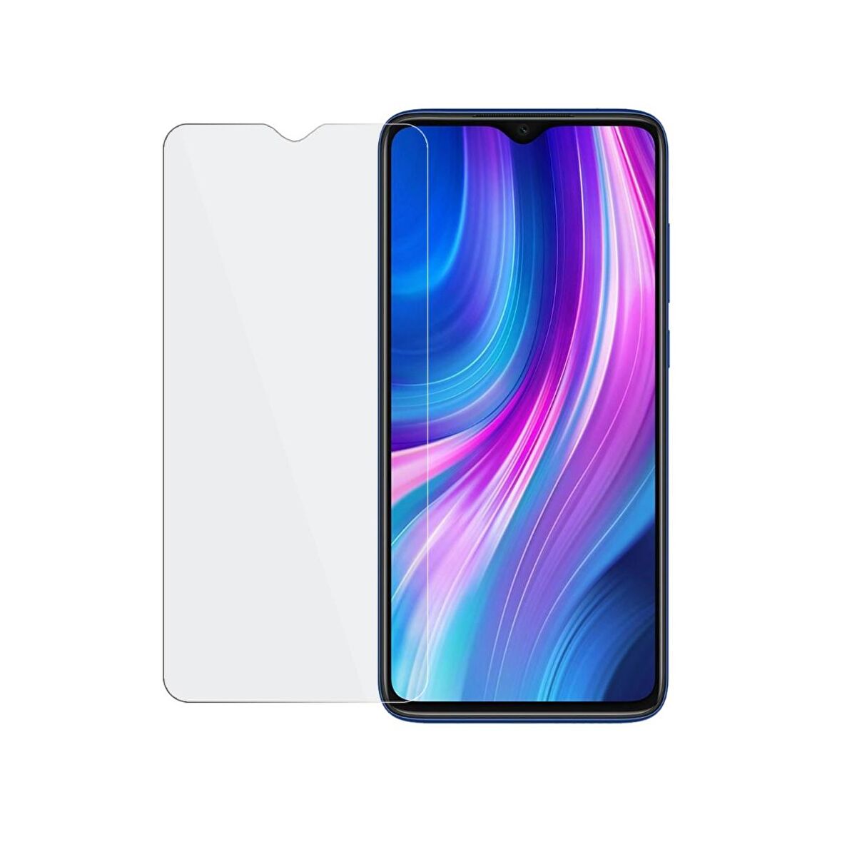 OnePlus 8 Pro 60249 Sadece Ön Kılıflı Kesim Ekran Koruyucu Kaplama
