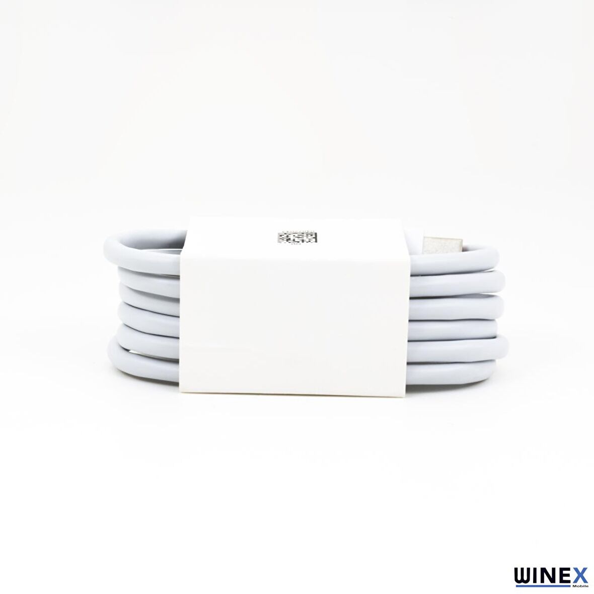 Winex 6A 100W UsbA to Type-C Hızlı Data ve Şarj Kablosu Beyaz