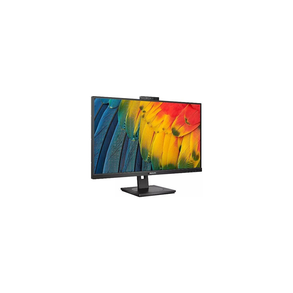 Philips 24B1U5301H 24 inç Full HD monitör, 5 MP web kamerası, yüksekliği ayarlanabilir, hoparlör (1920 x 1080, 75 Hz, HDMI, DisplayPort, USB-C, RJ45, USB Hub) siyah