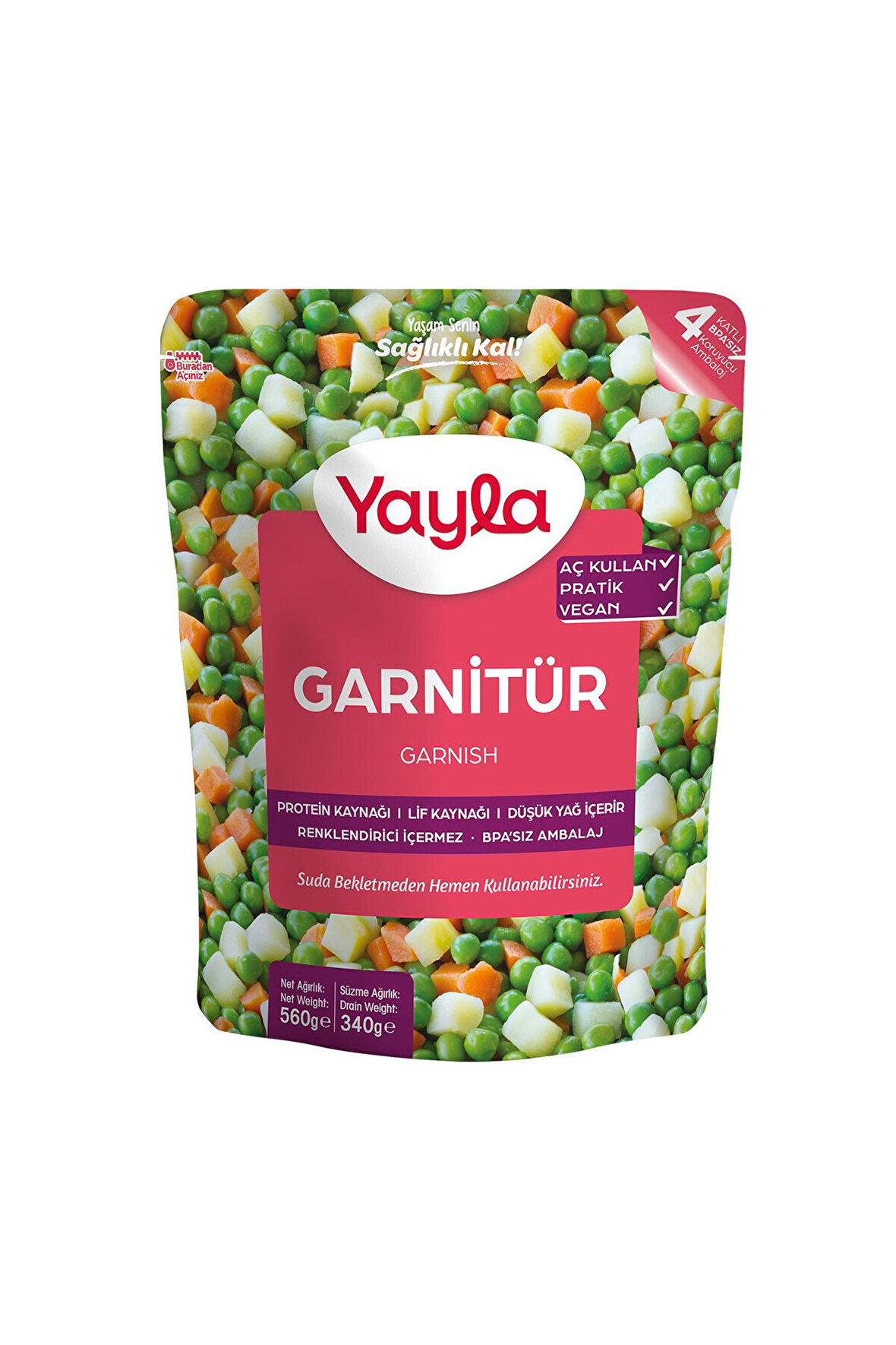 Yayla Haşlanmış Garnitür 560 gr