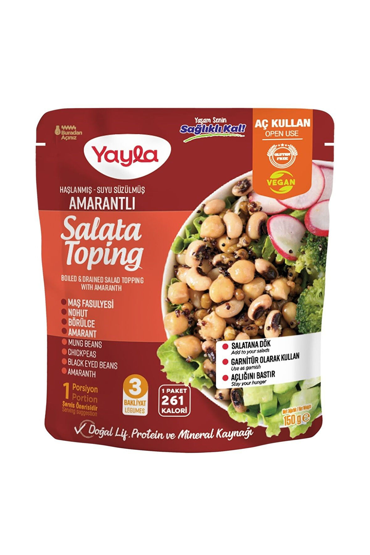 Yayla Amaratlı Salata Toping 150 gr