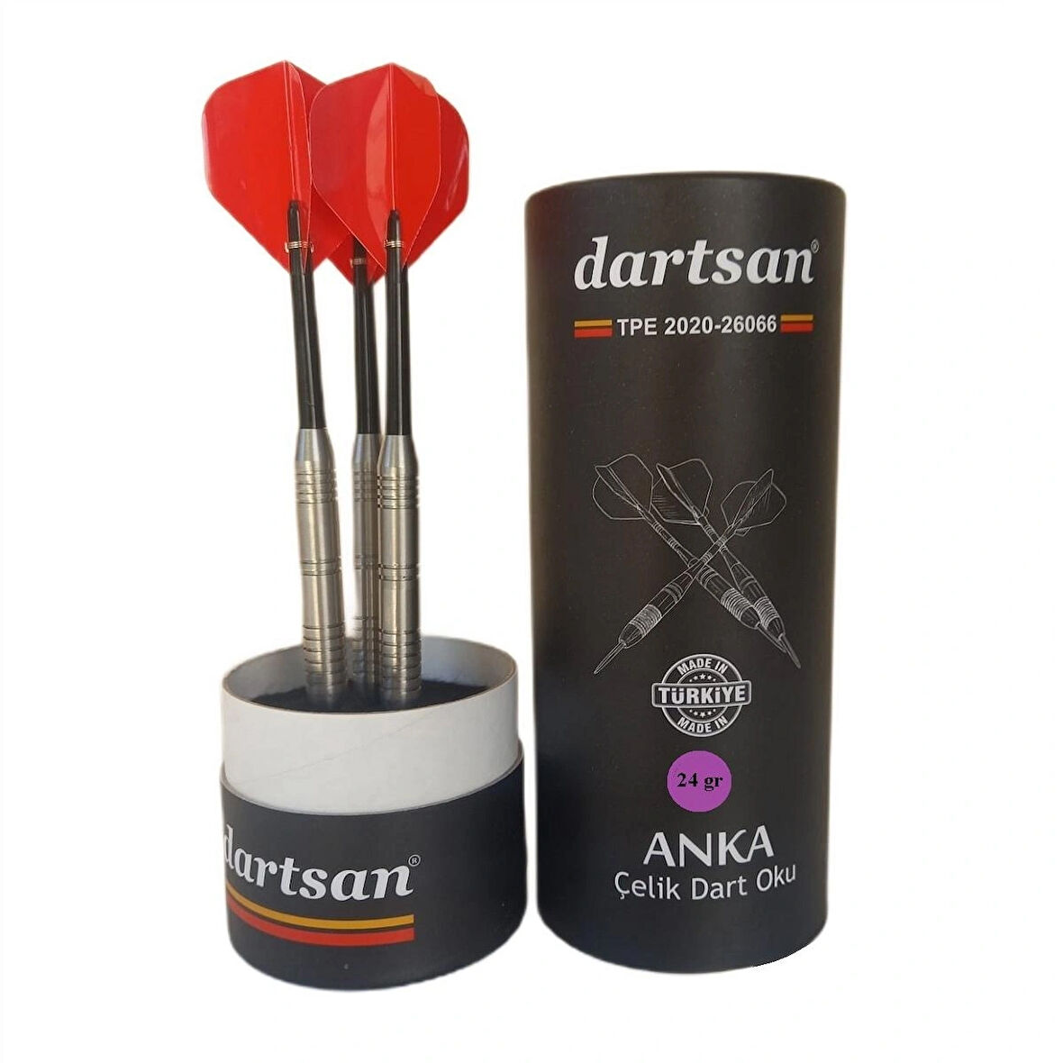 Dartsan-Anka Ilk Türk Malı Çelik Dart Oku 24gr
