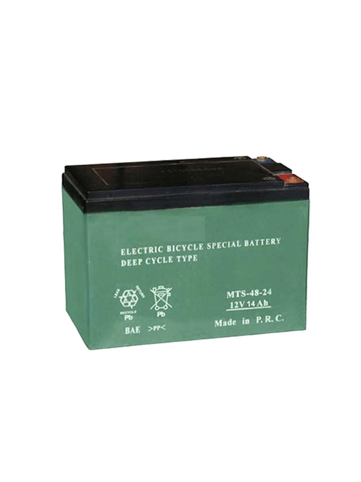 12 VOLT 14 AH KURU TİP BİSİKLET AKÜSÜ