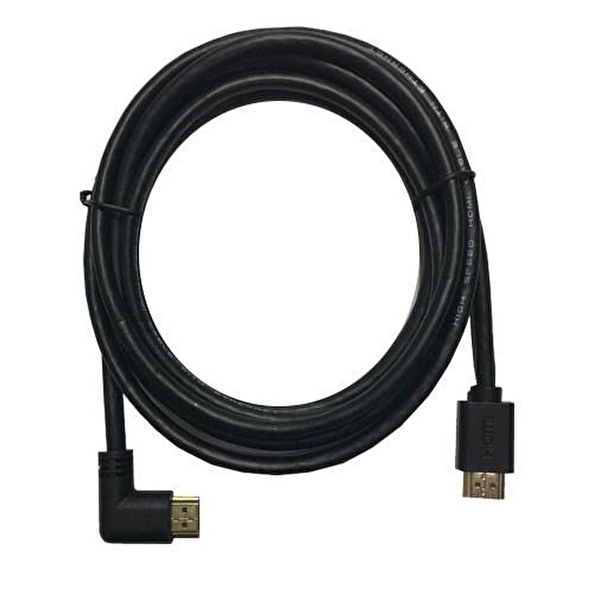 HDMI L tipi 90 derece 1,5m erkek erkek kablo