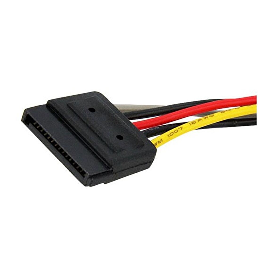 Sata Power çoklayıcı Y Kablo 15 Pin Sata Erkek Dişi Power Kablo