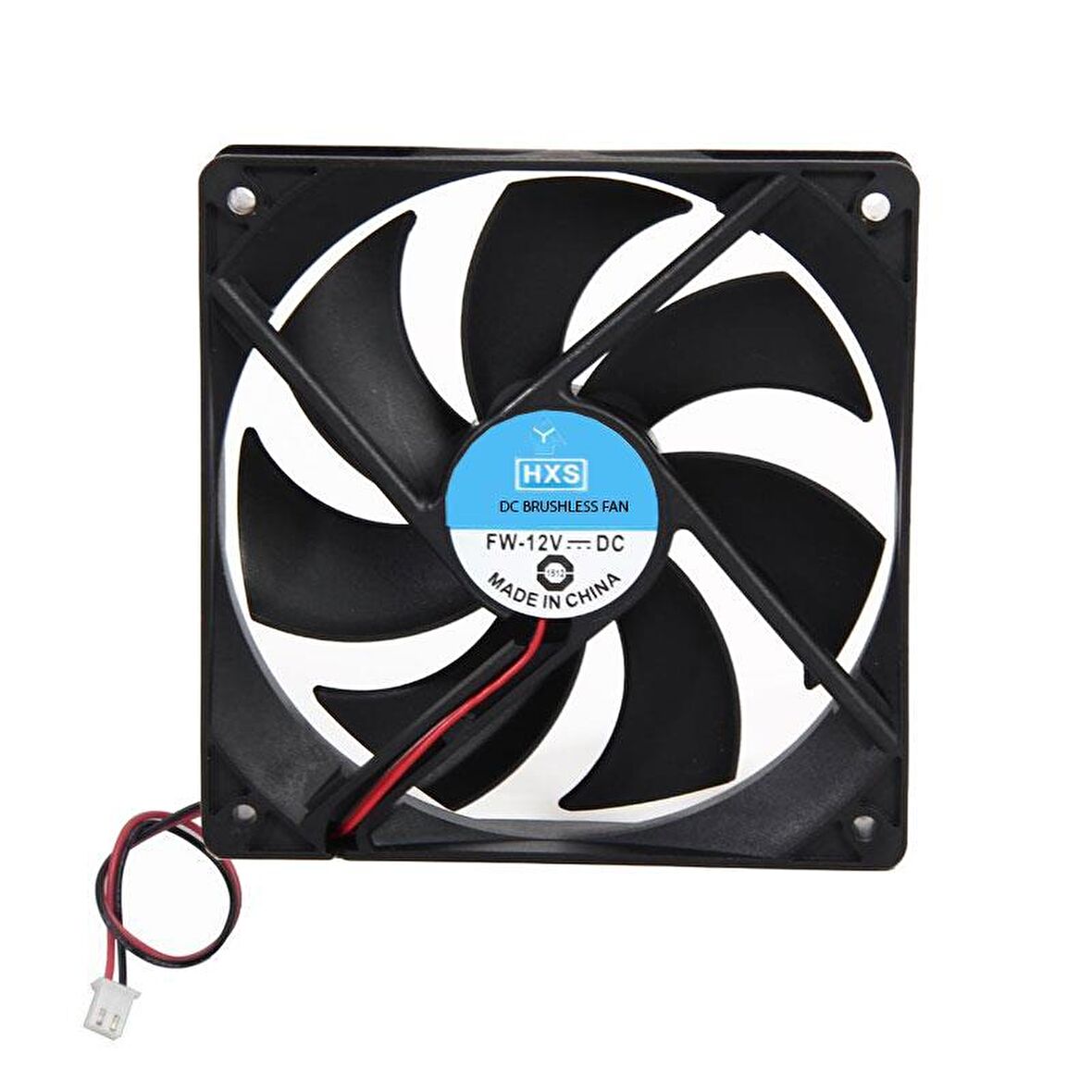 12 cm 2 pin li kasa içi soğutucu fan 12v 12x12x2,5 cm fan