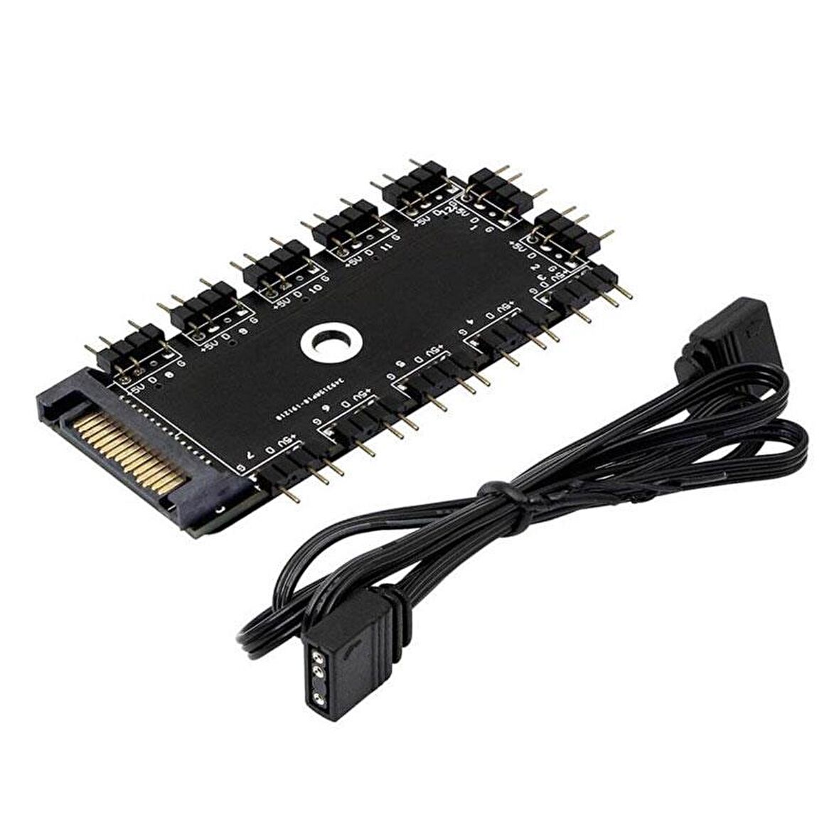 fan çoklayıcı 5V 3 Pin ARGB RGB Led Fan Çoklayıcı 11 port