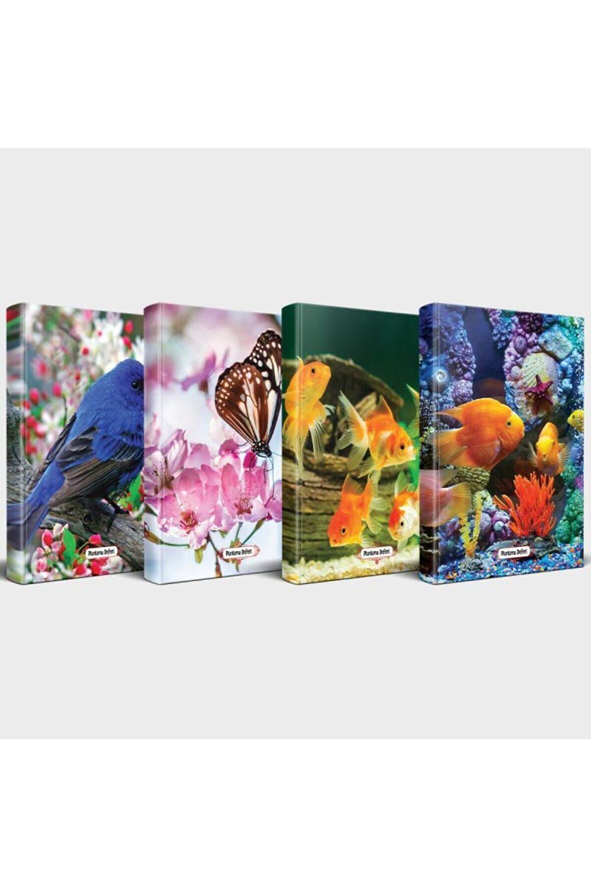 Sevimli Hayvanlar Defter Seti 4'Lü V1