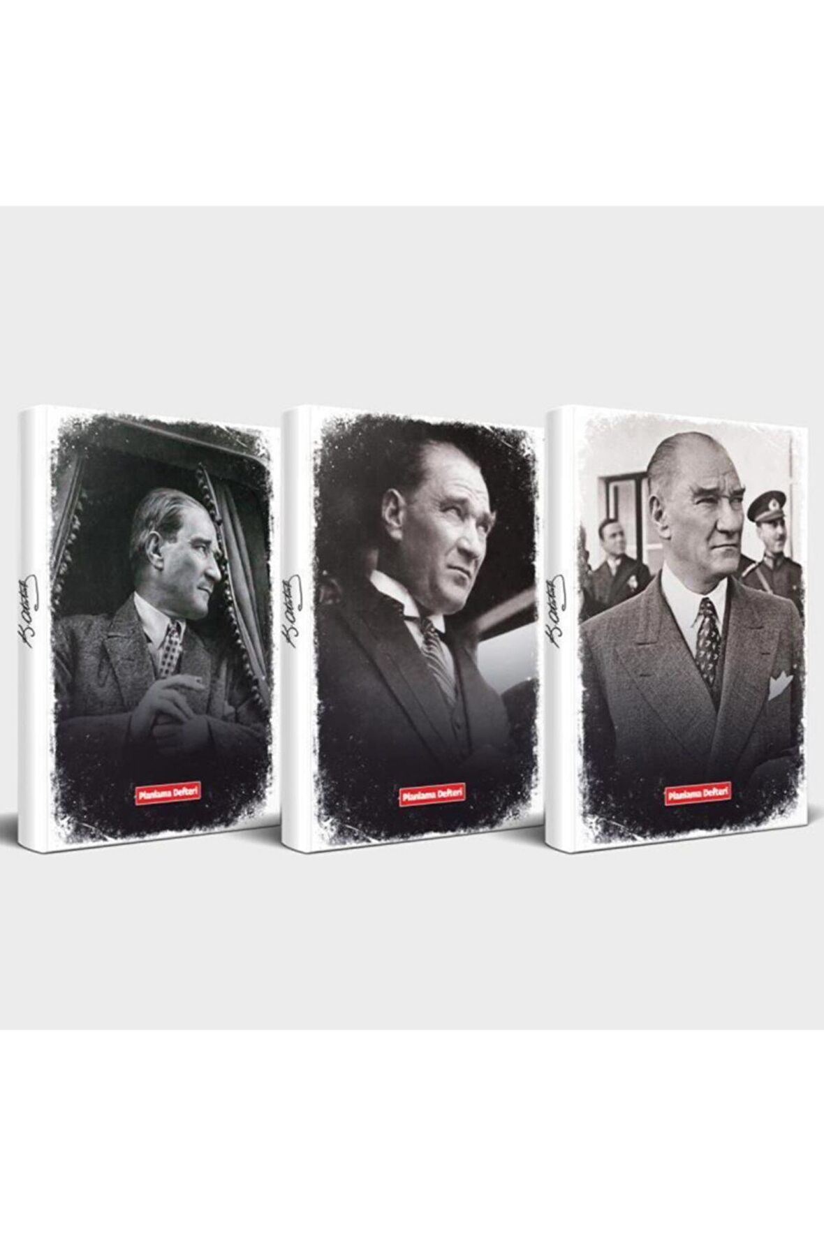 Tarihsiz Atatürk Defter 3'Lü Set V4