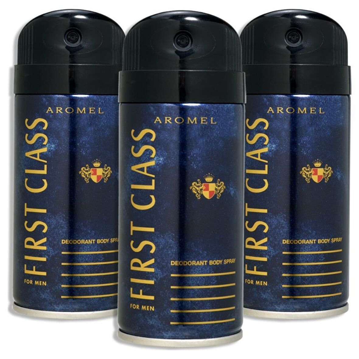 First Class Aromel Pudrasız Sprey Deodorant 150 ml x 3